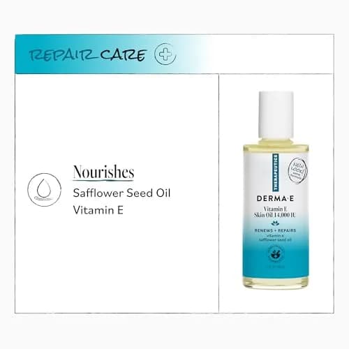 Derma E Vitamin E Skin Oil 14,000 IU 2 fl oz | Deep Hydration & Anti-Aging (120 chars) thumbnail 5