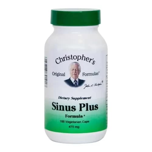Christopher's Original Formulas Sinus Plus Capsules 100 Count | Herbal Support for Seasonal Balance thumbnail 1