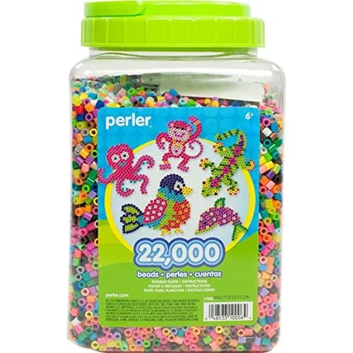 Perler Multi-Mix Fuse Beads Jar, Assorted Colors | Creative Arts & Crafts Activity for Kids & Adults thumbnail 1