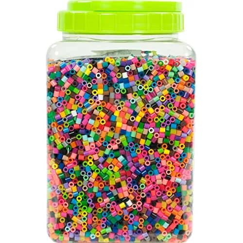 Perler Multi-Mix Fuse Beads Jar, Assorted Colors | Creative Arts & Crafts Activity for Kids & Adults thumbnail 2