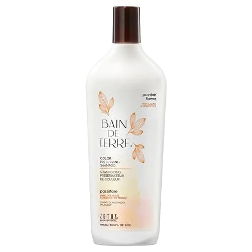 Bain de Terre Passion Flower Color Preserving Shampoo 13.5 Fl Oz | Protects Vibrant Hair Color thumbnail 1
