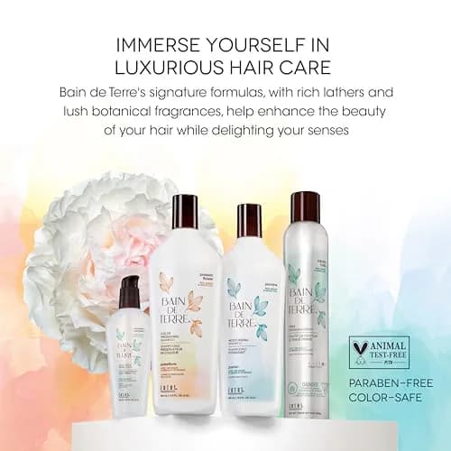 Bain de Terre Passion Flower Color Preserving Shampoo 13.5 Fl Oz | Protects Vibrant Hair Color thumbnail 7