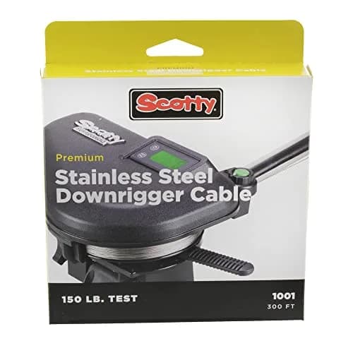 Scotty #1001 Premium Stainless Steel Downrigger Cable 300-Foot | Corrosion Resistant & Lasts thumbnail 1
