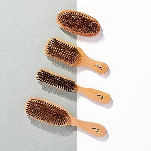 Diane Reinforced Boar Bristle Wave Brush for Men and Barbers – Hard Bristles for Thick to Coarse Hair – Use for Detangling, Smoothing, Wave Styles, Restore Shine and Texture thumbnail 4