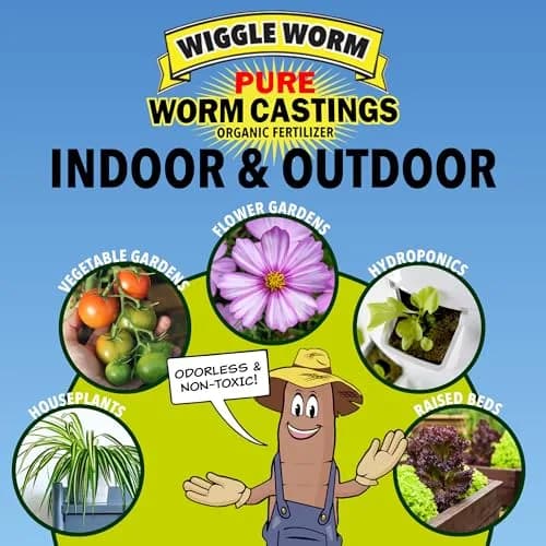 Wiggle Worm Organic Fertilizer 4.5lb | Supports Healthy Soil & Plants thumbnail 7
