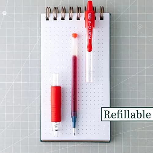 PILOT G2 Gel Roller Pens Ultra Fine Point 0.38 mm Red Pens 12 Count | Longest-Lasting Gel Ink Pen thumbnail 3