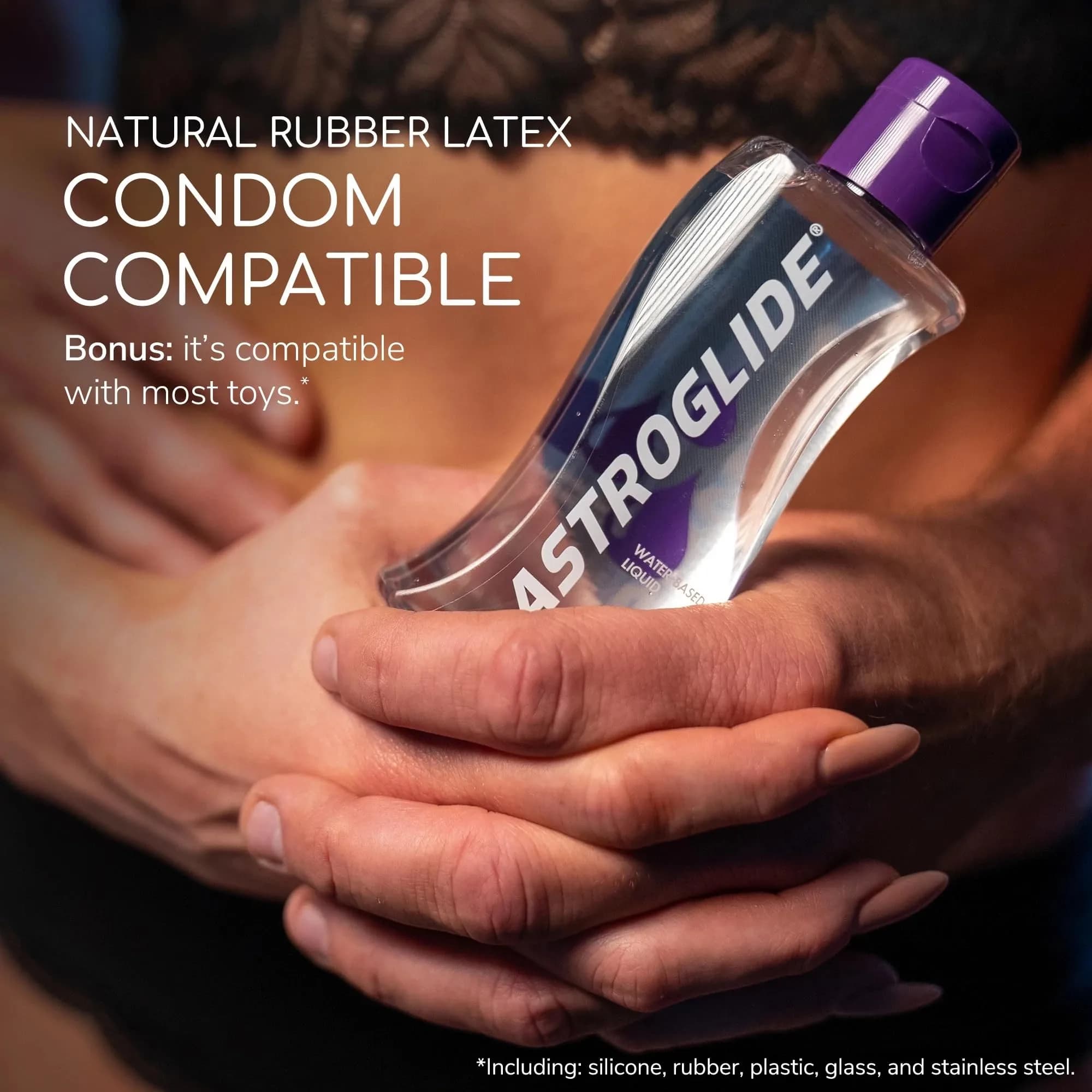 Astroglide Water-Based Liquid Lube 73.9ml (2.5 Fl Oz) | Easy Clean, Condom Compatible - view 4