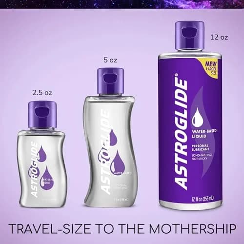 Astroglide Water-Based Liquid Lube 73.9ml (2.5 Fl Oz) | Easy Clean, Condom Compatible thumbnail 6
