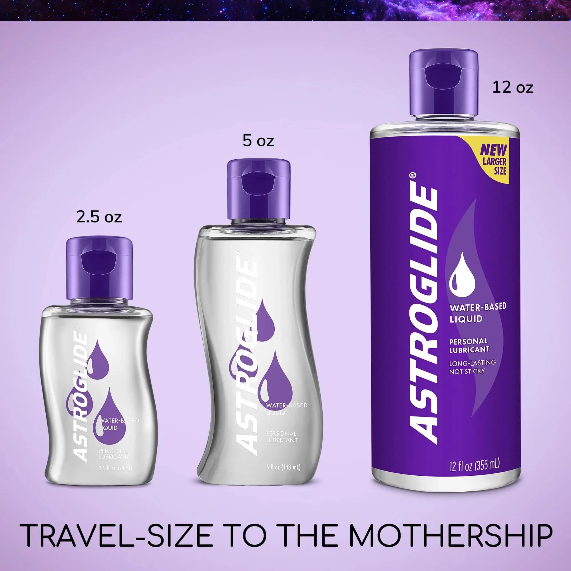 Astroglide Water-Based Liquid Lube 73.9ml (2.5 Fl Oz) | Easy Clean, Condom Compatible - view 6
