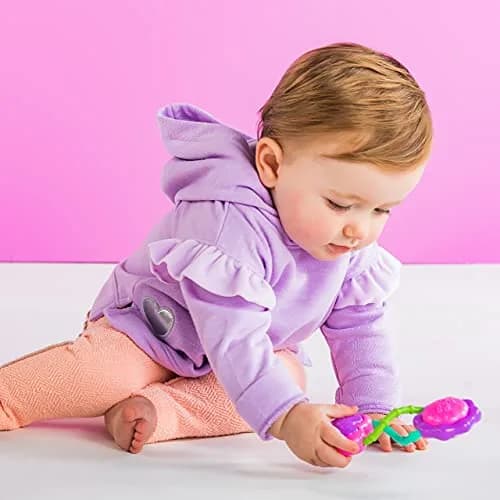 Bright Starts Rattle Barbell Toy, Ages 3M+ | Sensory Play thumbnail 4