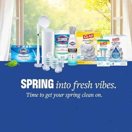 Clorox Toilet Wand Disposable Toilet Cleaning Kit with Caddy & 6 Refills | Kills 99.9% of Germs & Viruses thumbnail 2