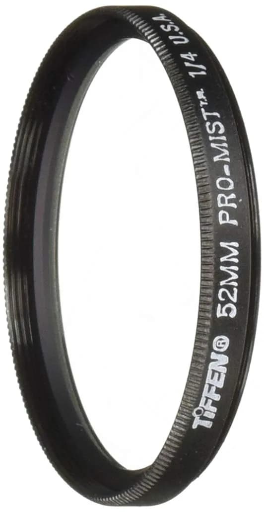 Tiffen 52mm Pro-Mist 1/4 Diffusion Camera Filter | Softens Highlights & Blemishes — 52mm