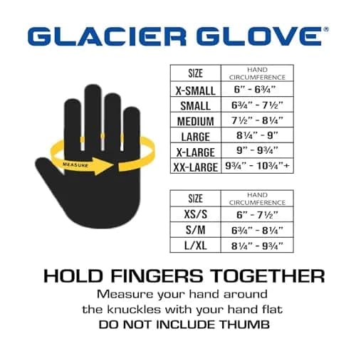 Glacier Glove Unisex Kenai Original Full Finger Gloves | Lightweight, Water-Resistant, Fleece-Lined for Outdoor & Fishing thumbnail 6