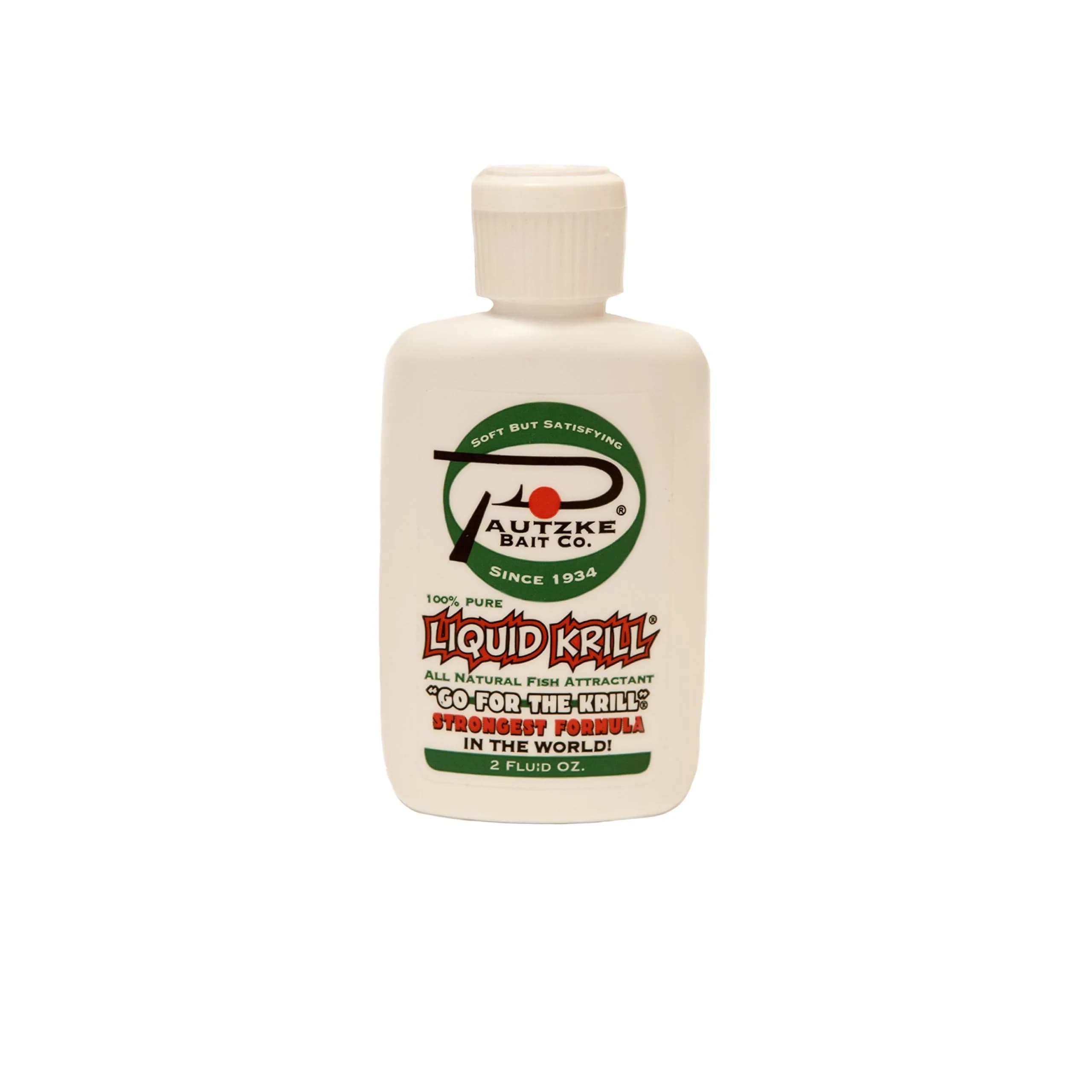 Pautzke Bait Liquid Krill 2-Ounce | All-Natural Fish Attractant for Fresh & Saltwater
