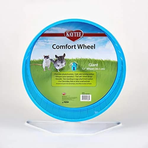Kaytee Comfort Wheel Giant 12 Inch | Safe Solid Running Surface for Rats, Chinchillas, Hedgehogs thumbnail 2