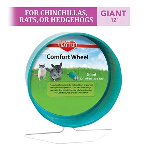 Kaytee Comfort Wheel Giant 12 Inch | Safe Solid Running Surface for Rats, Chinchillas, Hedgehogs thumbnail 3