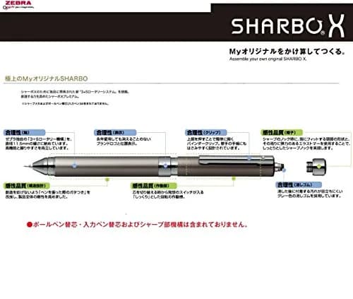 Zebra Sharbo X Refill Mechanical Pencil, 0.5 mm | Precision Lead for Writing & Drafting thumbnail 4