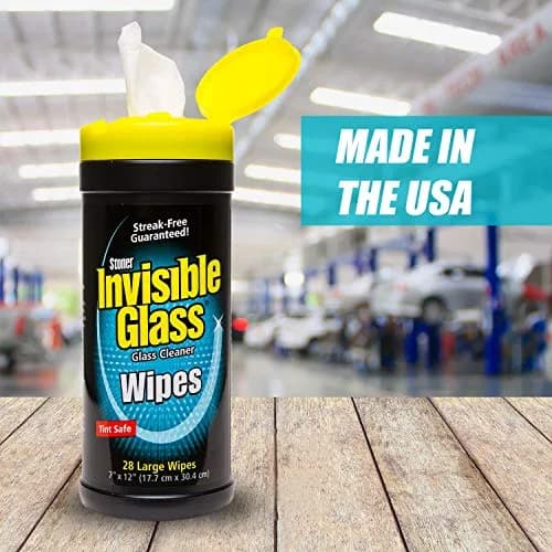 Invisible Glass Auto Glass Cleaning Wipes 28 Count | Streak-Free Clarity for Indian Roads thumbnail 7