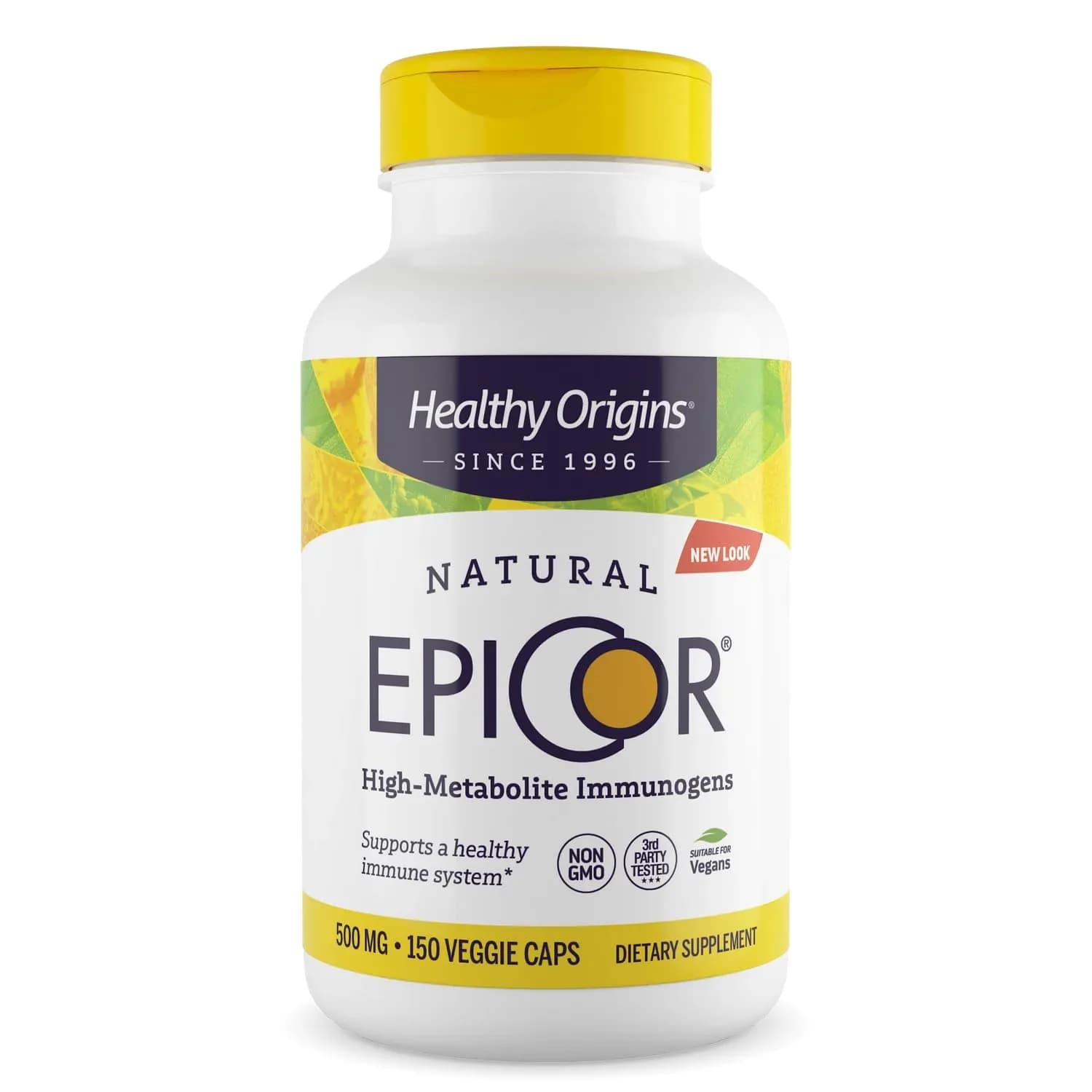 Healthy Origins EpiCor Dried Yeast 500 mg | Supports Immune System & Antioxidants (100 words) - main product image