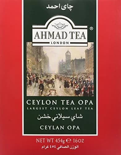 Ahmad Tea Black Tea, Ceylon Opa Loose Leaf, 454g | Rich, Zesty & Award-Winning thumbnail 1