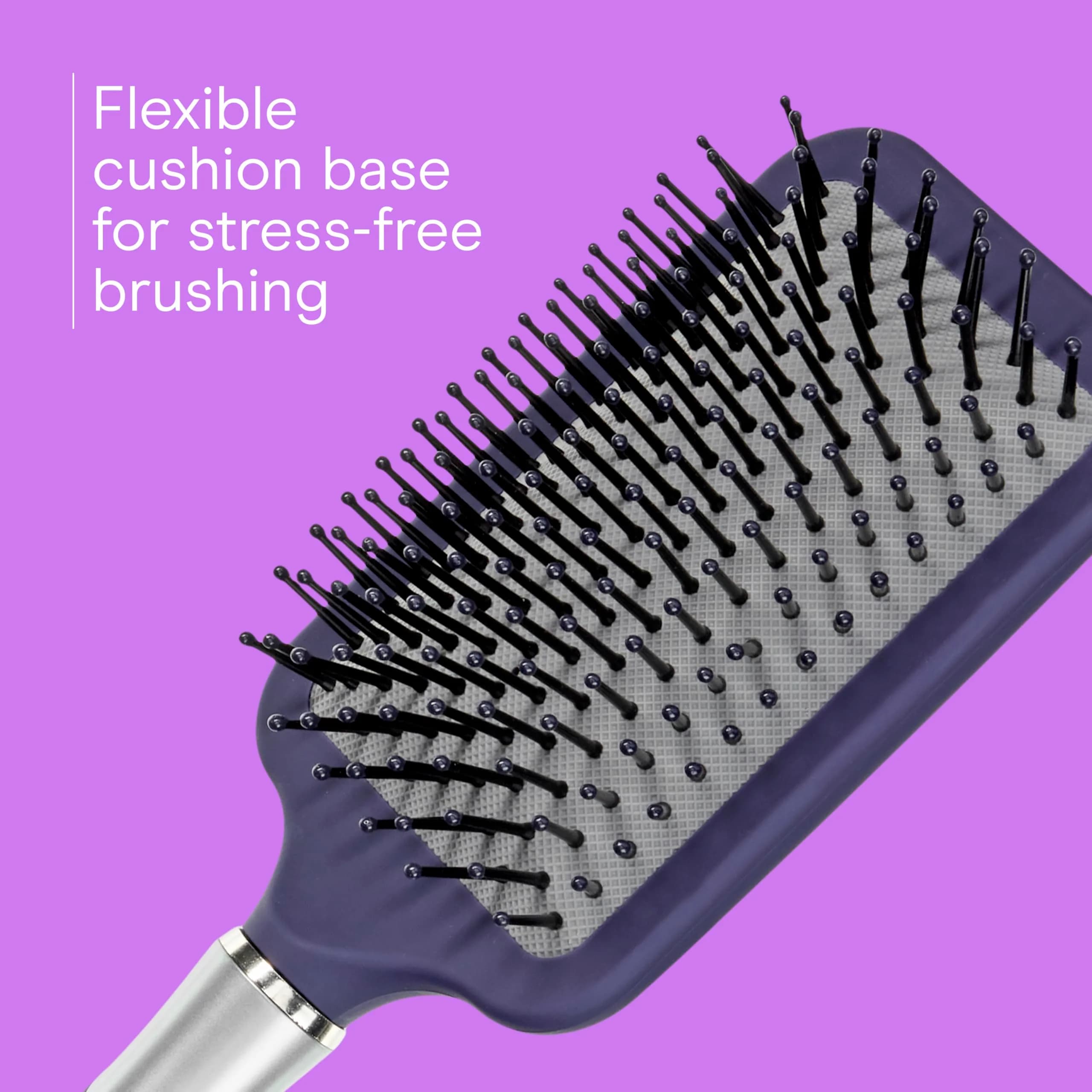 Conair Ultra Wide Paddle Hair Brush for Thick Hair | Detangling Design with Ball-Tipped Bristles - view 4