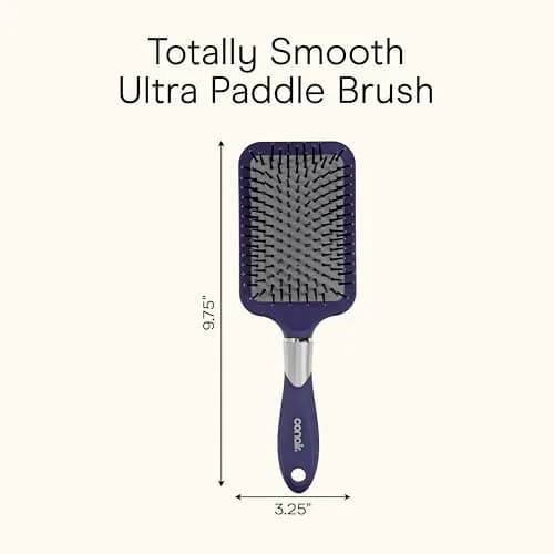 Conair Ultra Wide Paddle Hair Brush for Thick Hair | Detangling Design with Ball-Tipped Bristles thumbnail 8