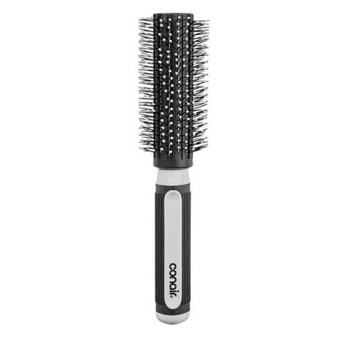 Conair Grip & Style Round Brush, Nylon Bristle Hair Brush for Blowout Styling, Ideal for Coarse, Curly, Wavy Hair, 1 Count - main product image