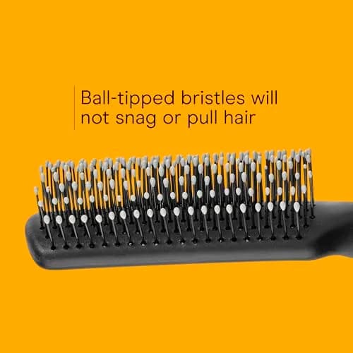 Conair Grip & Shape Styling Hair Brush with Nylon Bristles, Grey | Detangles and Adds Volume thumbnail 5