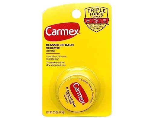 Carmex Classic Lip Balm Medicated 12 Pack | Trusted Relief for Dry, Chapped Lips thumbnail 1