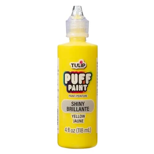 TULIP Dimensional Fabric Paint 4 fl oz (118 ml) Slick Yellow | Permanent & Machine Washable thumbnail 1