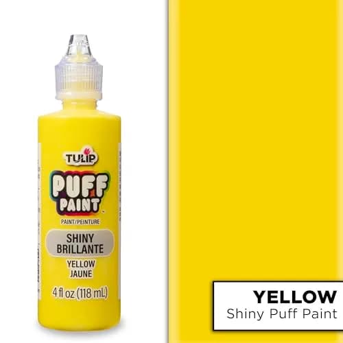 TULIP Dimensional Fabric Paint 4 fl oz (118 ml) Slick Yellow | Permanent & Machine Washable thumbnail 2