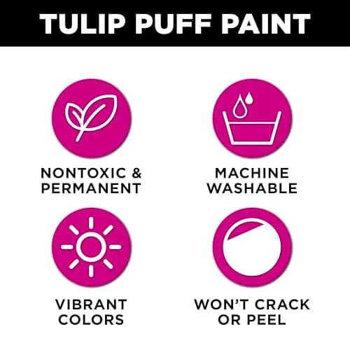 TULIP Dimensional Fabric Paint 4 fl oz (118 ml) Slick Yellow | Permanent & Machine Washable thumbnail 3