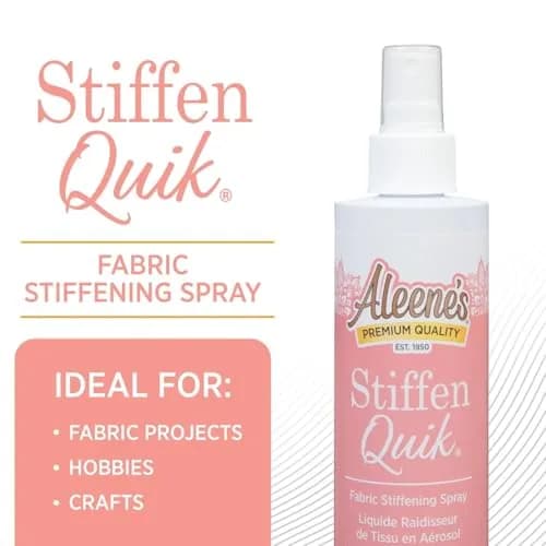 Aleene's Stiffen-Quik Fabric Stiffening Spray 236ml (8 Fl Oz) | Shapes Fabric & Crafts thumbnail 4