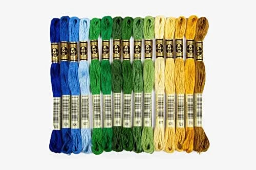 DMC Holiday Decor Embroidery Floss Pack, 30 Skeins (783 Yards Total) | 100% Colorfast Cotton Thread thumbnail 2