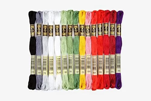 DMC Holiday Decor Embroidery Floss Pack, 30 Skeins (783 Yards Total) | 100% Colorfast Cotton Thread thumbnail 3