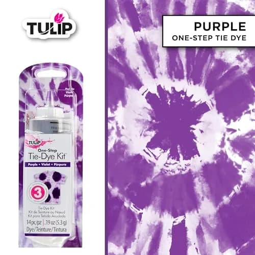 Tulip One-Step Tie-Dye Kit Permanent Vibrant Fabric Dye 118ml (4 fl oz) Purple | For Natural Fibers thumbnail 5