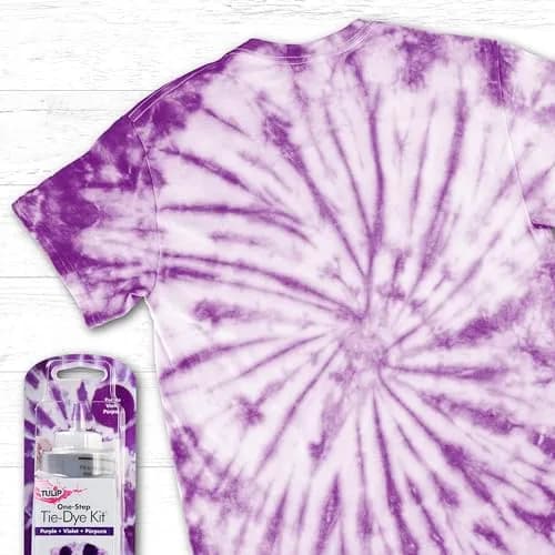 Tulip One-Step Tie-Dye Kit Permanent Vibrant Fabric Dye 118ml (4 fl oz) Purple | For Natural Fibers thumbnail 6