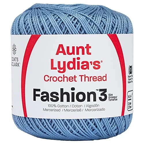 Red Heart Aunt Lydia's Fashion Crochet Cotton Size 3 | Soft Merc Cotton for Fashion & Accessories thumbnail 1