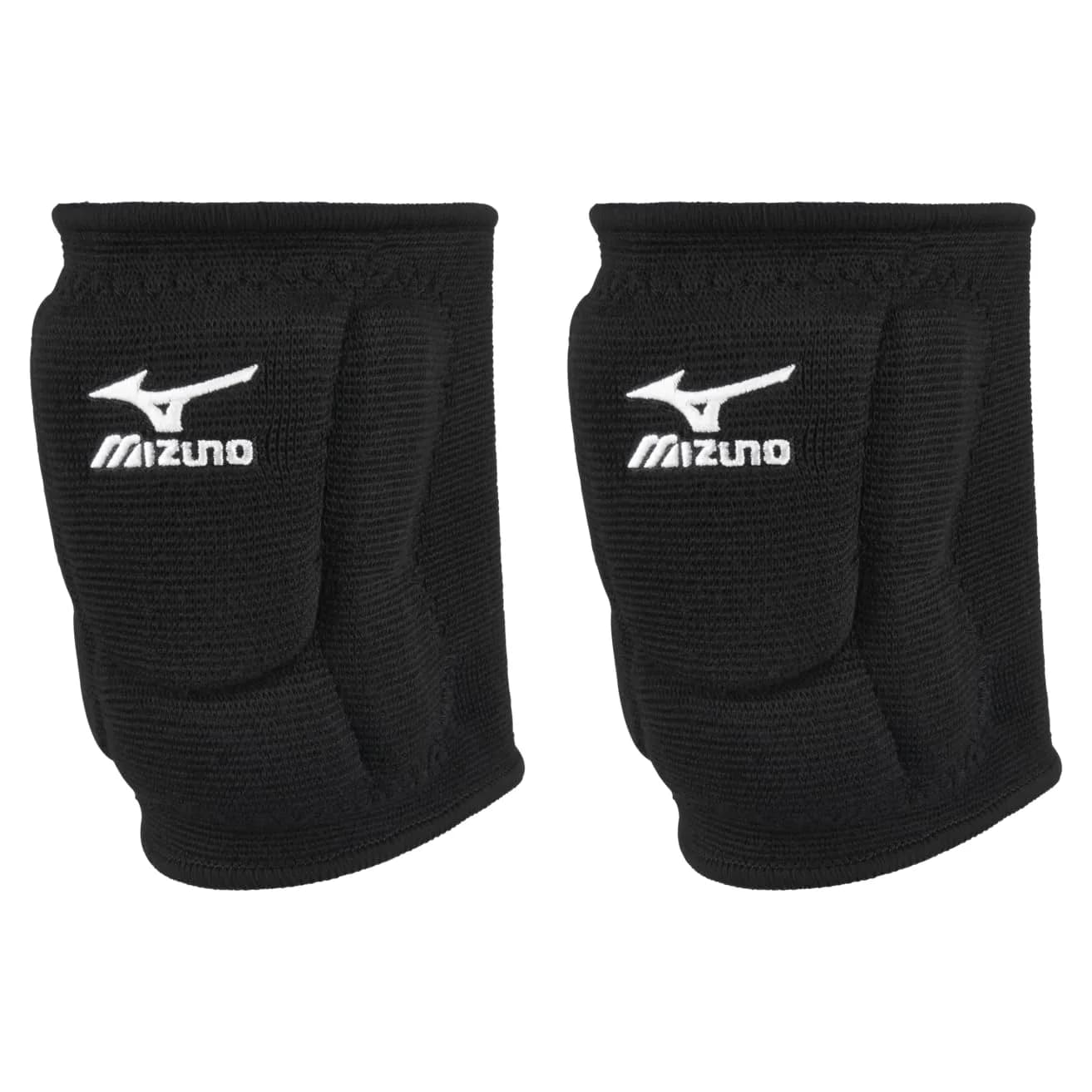 Mizuno LR6 Volleyball Kneepad, Black, Medium | 6" Sleeve Length - main product image