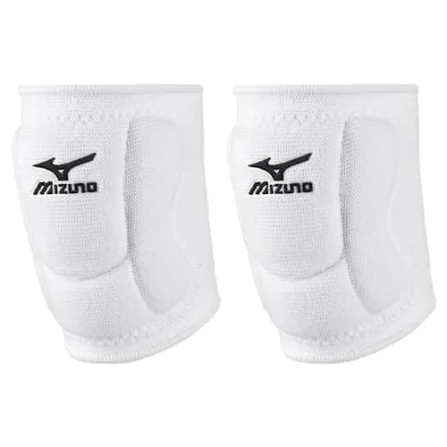 Mizuno LR6 Volleyball Knee Pads Small White | DynaMotion Fit for Freedom of Movement thumbnail 1