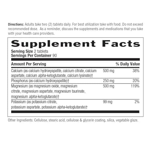 Country Life Target-Mins Calcium Magnesium Potassium 180 Tablets | Bone & Heart Support thumbnail 7