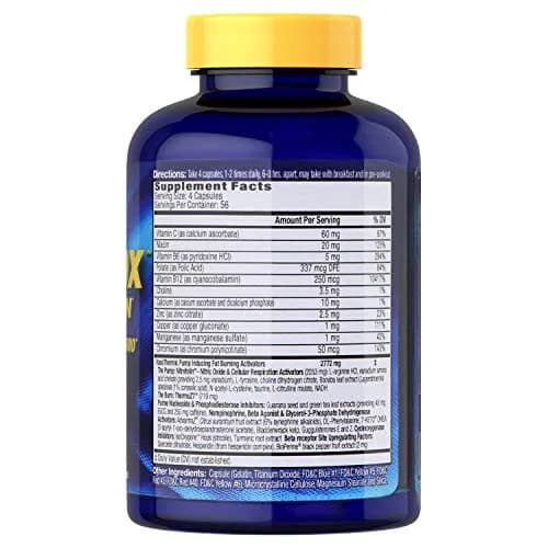 Maximum Human Performance Anadrox Pump & Burn 224 capsules | Nitric Oxide Fat Burner & Pre-Workout thumbnail 2