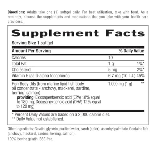 Country Life Omega-3 Fish Oil 1000 mg | EPA DHA Support for Heart & Brain (70-120 chars) thumbnail 6