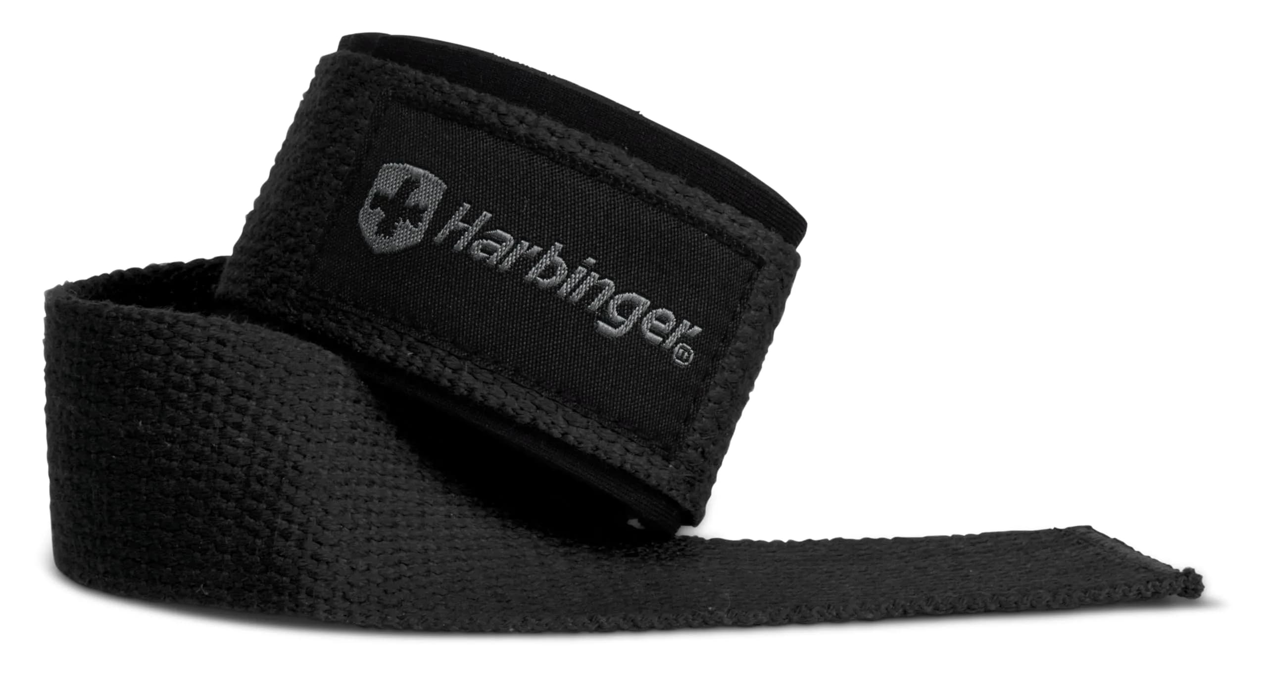 Harbinger Padded Cotton Lifting Straps with NeoTek Cushioning - Black - view 4