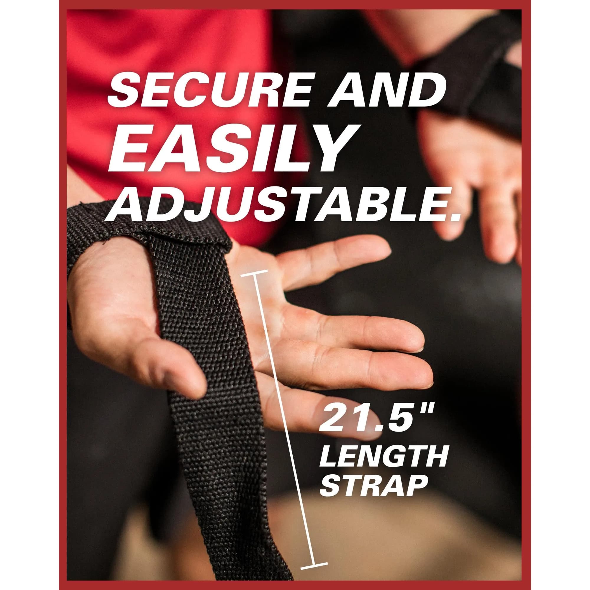 Harbinger Padded Cotton Lifting Straps with NeoTek Cushioning - Black - view 3