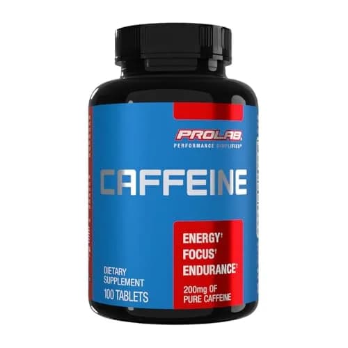 ProLab Caffeine 200mg Tablets, 100 Count | Energy & Mental Focus thumbnail 1