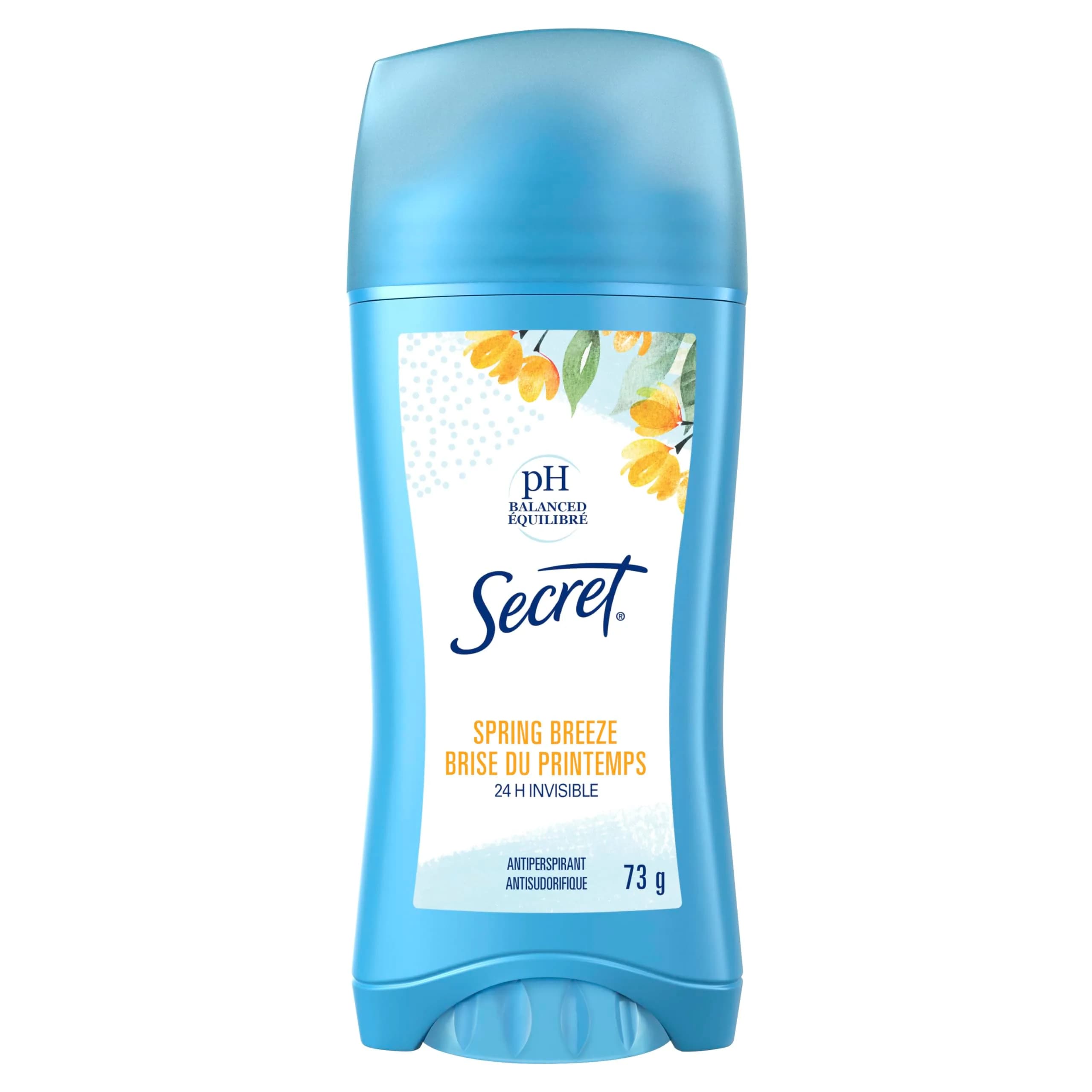 Secret Invisible Solid Antiperspirant and Deodorant Spring Breeze 2.6 oz (73.7 g) | 24-Hour Sweat & Odor Protection - main product image