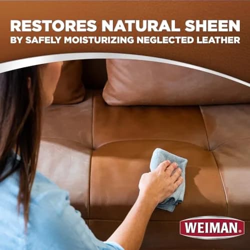 Weiman Leather Cleaner & Conditioner Wipes With UV Protection, 30 ct | Prevents Cracking & Fading on Auto Seats, Shoes, Purses thumbnail 5