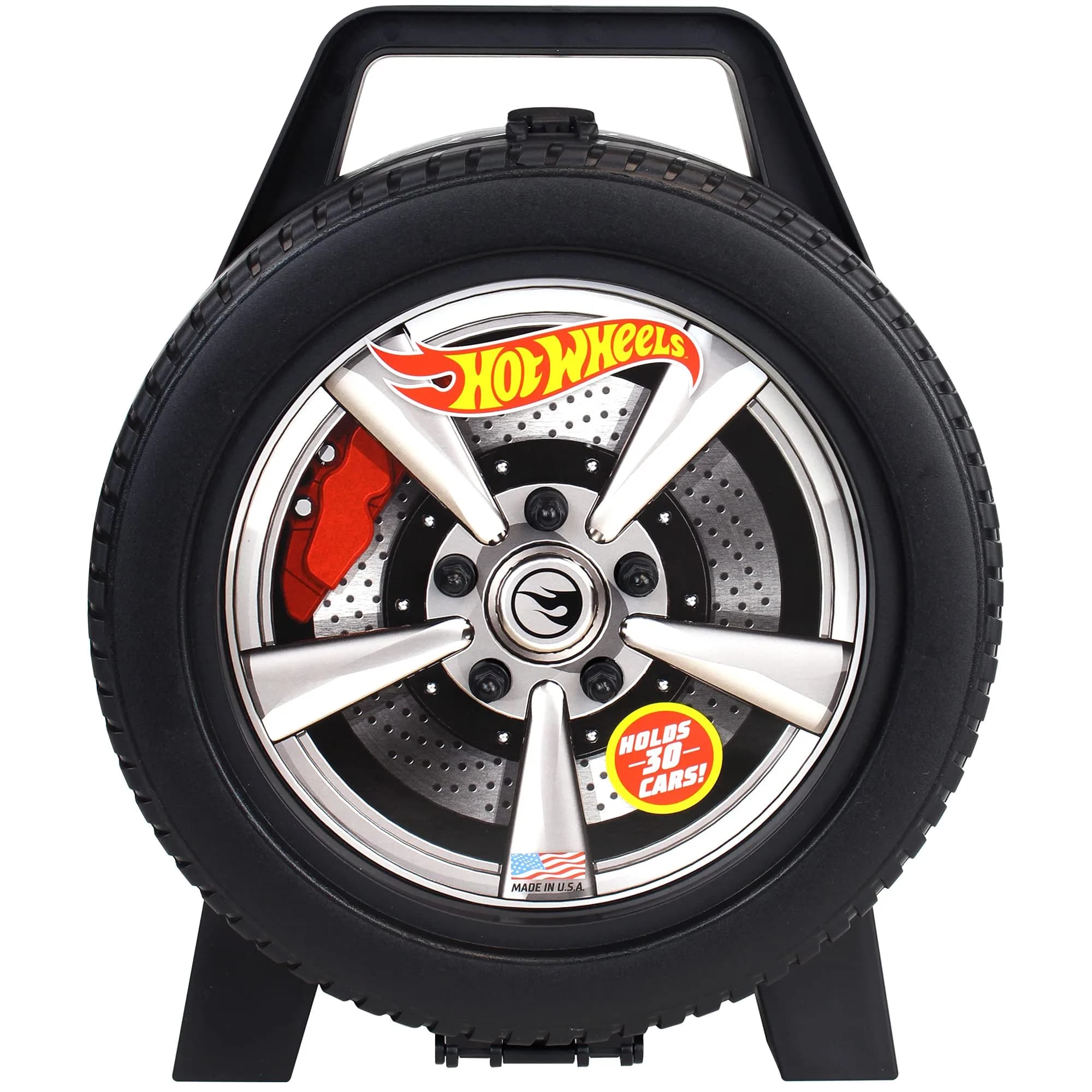 Tara Toys Hot Wheels 30-Car Storage Case with Handle, 21.59cm (8.5in) | Portable Toy Vehicle Organizer - main product image