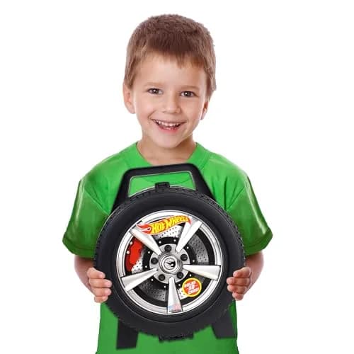 Tara Toys Hot Wheels 30-Car Storage Case with Handle, 21.59cm (8.5in) | Portable Toy Vehicle Organizer thumbnail 2